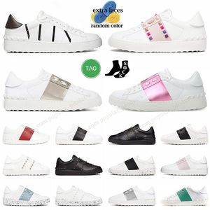 zapatos de san valentín zapatillas de deporte de san valentín negro blanco zapato casual azul marino rosa azul dorado desnudo rojo verde mocasines cuero remaches zapatillas de deporte de lujo hombres mujeres