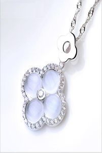 Valentine039S Day Gifts topkwaliteit Sterling Silver Cubic Zirconia Hangers S925 Zilveren kettingen Silver Jewelry Factory Supli6800221