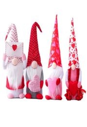 Valentine039s Dag Speelgoed Gezichtsloze Pop Ornament Nordic Gnome Oude Man voor Huisdecoratie Valentijnsdag Geschenken Toy3547121