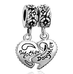 Joya de San Valentín Joyería Mother Madre Dail Set Drop de estilo europeo Dangle Bead Inglaterra Lucky Charms se adapta a Charm Bracelet7501467