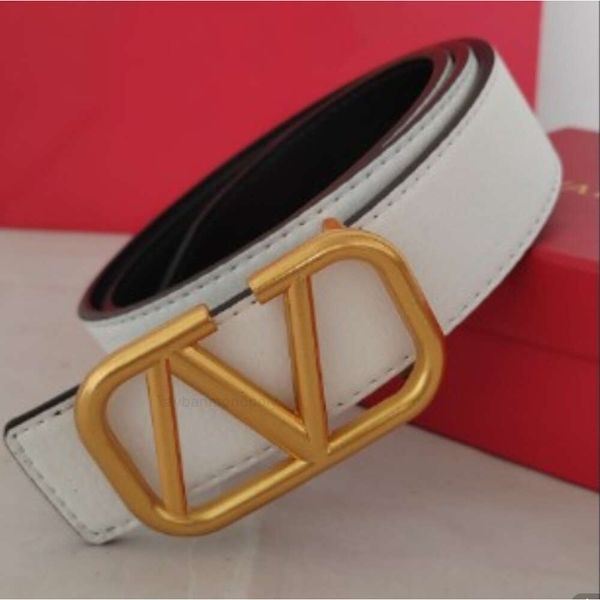 Valentino Mens Designer Belts Luxurys Vérite ceinture en cuir pour les femmes CEinture Fashion Mesdames femme ceinture Girdle Gurtel V Buckl Belts Letter Gold Buckle985 Vale