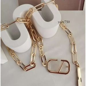 valentinolies Klassieke Metalen Ketting Brief Riemen Vrouwen Mode Veelzijdige Lichte Taille Kettingen Mannen Designer Riem 1328