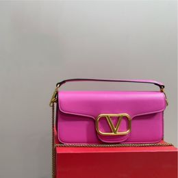 Valentins designer tas loco Schoudertassen Handtassen ketting crossbody tas damesmode Clutch Purse Pouch Satchel Crossbody Jelly bag Roze groen