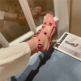 Valention mode klinknagels designer sandalen grote schoenen vrouwen sexy hoge hakken dunne hakken damesschoenen Hak RRYRL