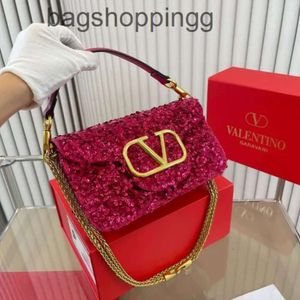 Valenttiinos Option de poche sac à main Small Square Fashion Baguette Couleurs 2024 Sacs crossbody Sac de créateur Sac Chain de paille