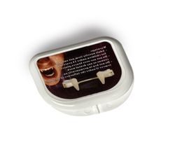 Vampire Fangs intrekbare hiphop gouden tanden set0123451907042