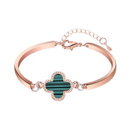 Van Bracelet Four Leaf Clover Bracelet Girlfriend Version coréenne Best Friend Gift Bracelet Niche Rose Minimalist Jewelry Student Instagram Fashion