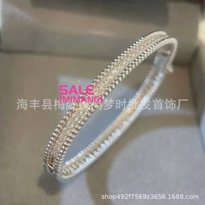 Van Cl AP Classic High Version Bead Bracelet Vol met Diamonds Stars A Row Diamond armbanden Live Broadcast HHVS