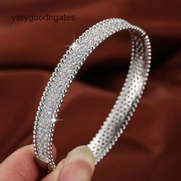 Van Cl AP Classic Hoge versie Pure Silver Caleidoscope Full Sky Star Bracelet For Women 18K Rose Gold Ins Koreaanse high -end diamant JEO9