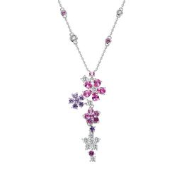 Van-Clef Arpes Collier 925 Argent Créateur De Luxe Mode Femmes Qualité Originale Niche Midsummer Night Dream Haute Carbone Diamant Papillon Clavicule Chaîne