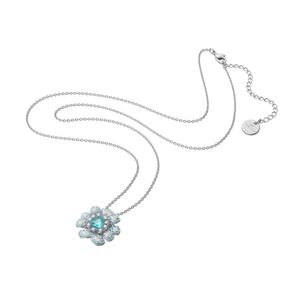 Van-Clef Arpes Ketting Designer Dames Originele Kwaliteit Paar Hartvormige Lotusbloem Ketting Vrouwelijk Element Kristal Lotus Sleutelbeenketting Vrouwelijk