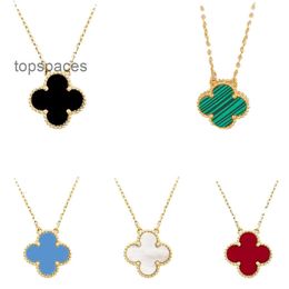 Van Clover ketting Cleef Flowers kettingen 18K vergulde kettingen Luxe ontwerper Klavertje vier Modehanger Sieraden voor bruiloften Hoge kwaliteit Jood