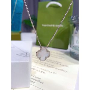 Van Clover Collier Cleef Fourleaf Clover Neckalces designer Femmes ruban Designer Collier van Fleurs Fourleaf Clover Pendentif Collier 18K Or Colliers Jewe