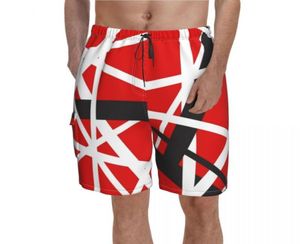 Van Halen Board Shorts Evh 5150 strepen Korte broek Elastische taille Classic Design Swimming Trunks Plus Size 2205209409906