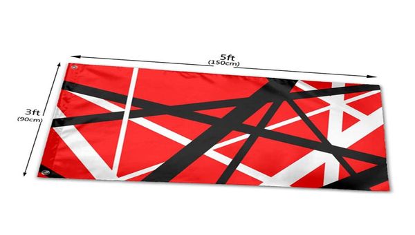 Van Halen Rock Band Flag 150x90cm Impression Polyester Team Club Sports Team Team avec laiton œillet4318896