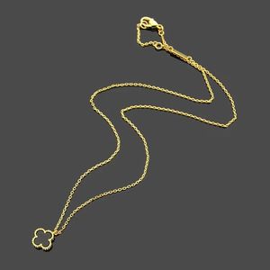 Vanclef kettingontwerper hanger luxe ketting dames mode bloem hanger ketting 18k gouden designer ketting sieraden 317