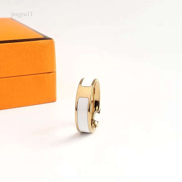 Collier Vanclef Nouveau designer de haute qualité Design Titanium 6 mm Ring Jewelry Men an