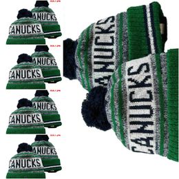Vancouver Beanie North American Hockey ball Team Side Patch Winter Wool Sport Knit Hat Skull Caps
