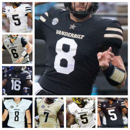 Vanderbilt Commodores Football Jersey NCAA College Custom Hommes Femmes Jeunes 14 Will Sheppard Drew Dickey Brennan Storer Hayden Moses 6 Jay Cutler 6 Riley Neal