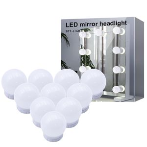 Vanity Mirror Lights Kit, LED-make-uplamp met schakelaar en 10 dimbare led-lampen, 3 kleuren 6 helderheid aanpassen spiegellicht