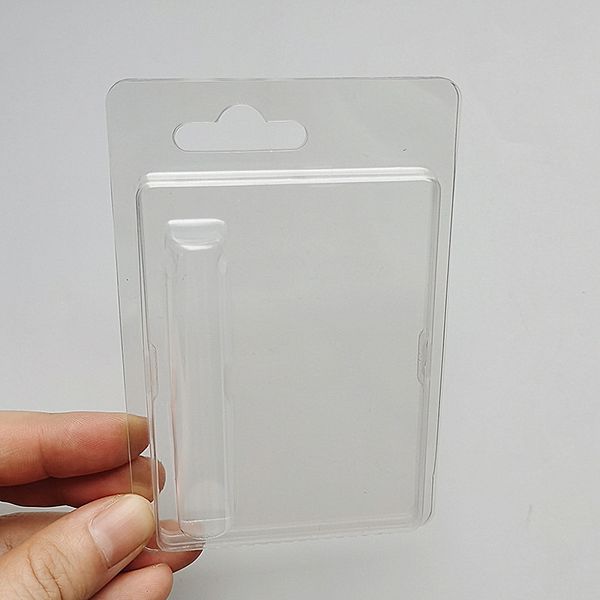 Envases de plástico Cartuchos de Vape Embalaje Blister Paquete de caja Vape transparente Chamshell Vape Embalaje Embalaje OEM EE. UU. STOCK para cartuchos de Vape de 1 ml y 0,8 ml