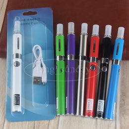 Vape E Cigarette UGO VII Evod MT3 Atomiseur Pen Vaporizer Blister Kit avec 650 900 mAh UGO V II 510 Batteries de discussion