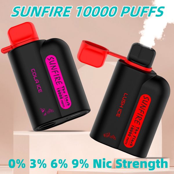 Vape Factory Prix Cigarette électronique jetable 10000 Puffs Chine en gros Dermes DTL Vape Paus 0mg 3mg 6mg 9mg pour DTL DTL Lush Lush Ice Double Apple Flavors