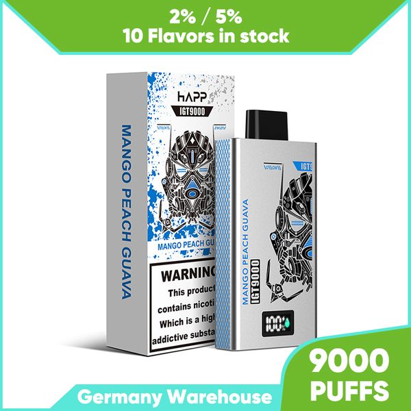 Vape Factory Wholesale 9K Puffs Bar jetable 9000puffs Cigarette électronique 14ml E Liuqid Pod Vaporisateur avec bon goût