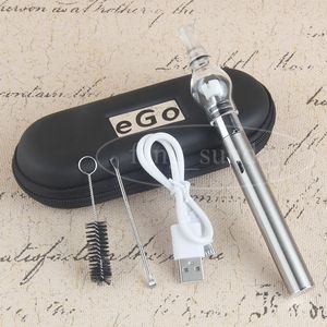 Dab Pen Vape Vaporizer Wax Glass Globe Dome Kits avec UGO VII Micro USB Passthrough Batteries ecigarette e cigs