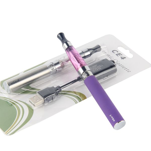 Ego CE5 Vape Pen Blister Kits de inicio 650/900/1100mAh eGo T Batería CE5 Clearomizer E Cig