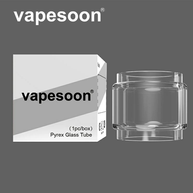 Other Security Accessories VapeSoon Replacement Bubble Glass Tube For Crown 5 4 Nunchaku XS Valyrian II Pro III TPD Tank EVA Package