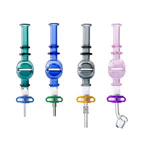 Vapen_dream NC066 Hookah kleurrijke rookpijp bong 10 mm titanium keramische nagels washiels ruiker wijk nagelclip glazen pijpen