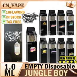 Nieuwe jungle jongens wegwerp vape pen 1 ml 350 mAh lege verdamper groothandel live hars all-in-one