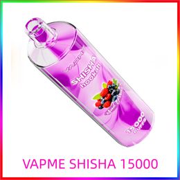 VAPME shisha 15000 bobine 0,6ohm batterie 650mah capacité 25ml e-liquide 12 saveurs disponibles BANG crazvapes bang king