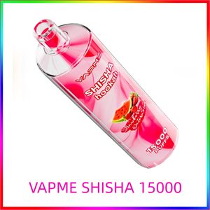 VAPME shisha 15000 bobine 0,6ohm batterie 650mah capacité 25ml e-liquide 12 saveurs disponibles BANG crazvapes