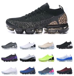 Vapores Max Vrijetijdsschoenen Air Fly Knit 2.0 Triple Black White Pure Platinum Be True Oreo Iron USA Astronomy Blue Red Particle Grey Chaussures Multi EVO Heren Dames Trainers