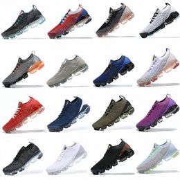 Chaussures de course Vapores Fly 2.0 Knit 3.0 Classique Hommes Femmes airs Coussin Triple Noir Blanc Voile Oreo Midnight Chaussures Décontractées Baskets De Sport Designer Sneakers