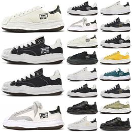 Hommes femmes de chaussures décontractées designer maisons maisons mihara yasuhiro noir blanc dissous coquille têtes mmy chaussures épais soles jeunes