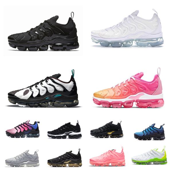 Vapores TN Max Plus Running ShOes Hommes Femmes Air Triple Noir Blanc Rouge Menthe Mousse Laser Université Bleu Fury Depuis 1972 Baskets Hommes Sports de Plein Air Baskets Taille 36-47