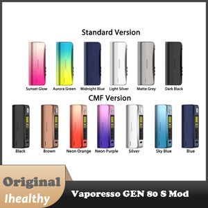 Vaporesso GEN 80 S Box Mod Alimenté par une batterie 18650 Compatible avec Vaporesso iTank 5 ml mode impulsion/F(t)/VW disponible 100% original