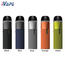 Kit pod Vaporesso LUXE Q2 - Dispositivo di svapo in pelle Deluxe da 1000 mAh con controllo preciso del flusso d'aria Tecnologia SSS resistente alle perdite, capacità di 3 ml