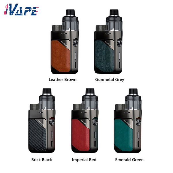 Kit Vaporesso Swag PX80 Pod Mod 80W 4 ml avec compatibilité GTX Coil, débit d'air réglable et écran OLED