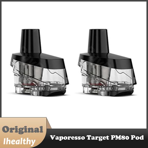 Vaporesso Target PM80 Cartucho de cápsula vacío Atomizador de 4 ml de capacidad compatible con bobinas GTX para el kit Target-PM80 100% original