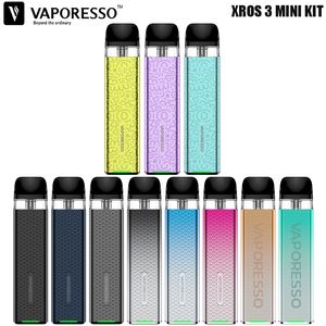 Vaporesso XROS 3 Mini Kit 1000mAh Batterie 2ml Xros 3 Pod Cartouche 0.6ohm Mesh Coil Cigarette Électronique MTL RDL Vape Authentique