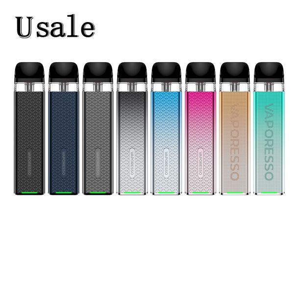 Vaporesso XROS 3 Mini Pod Kit Batería incorporada de 1000 mAh Cartucho de 2 ml con bobinas de malla de 0,6 ohmios Tecnología de calefacción COREX Sistema MTL RDL