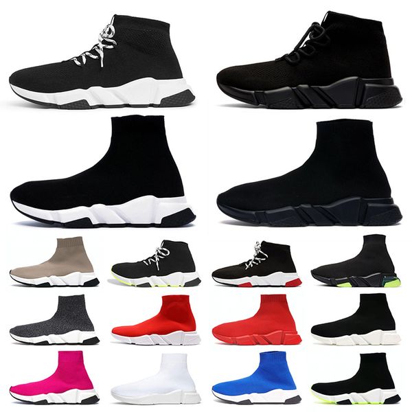 Zapatos Balencaiga Balenciaga balencaigas shoes sock shoes designer socks running sneakers men women graffiti all blacks white pink【code ：L】clear sole volt trainers outdoor