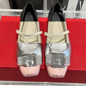 Vara Plate Zapatos planos de ballet Zapatos de diseñador Mocasines SF para mujer Vestido informal negro Traje cómodo Calzado Marca Salvatoity Slip On Tamaño EUR 35-40