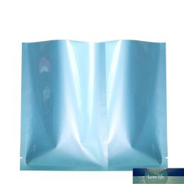 Variété de tailles 100 pièces brillant bleu thermoscellable Sachets sac de stockage des aliments en aluminium papier Mylar paquet sacs de qualité supérieure