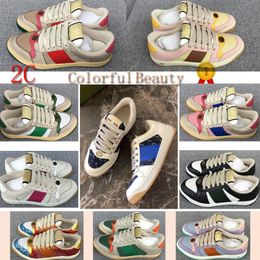 Diverses chaussures Lovelight Screener Mocassins Chaussures Gussie Femmes Hommes Cristal Femme Baskets Baskets Marque Designer Atriped Cuir Sale Cool Zapato Taille Eur 36-44
