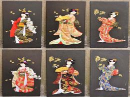 Divers styles Geisha Doll imprime les peintures ukiyoe japonaises